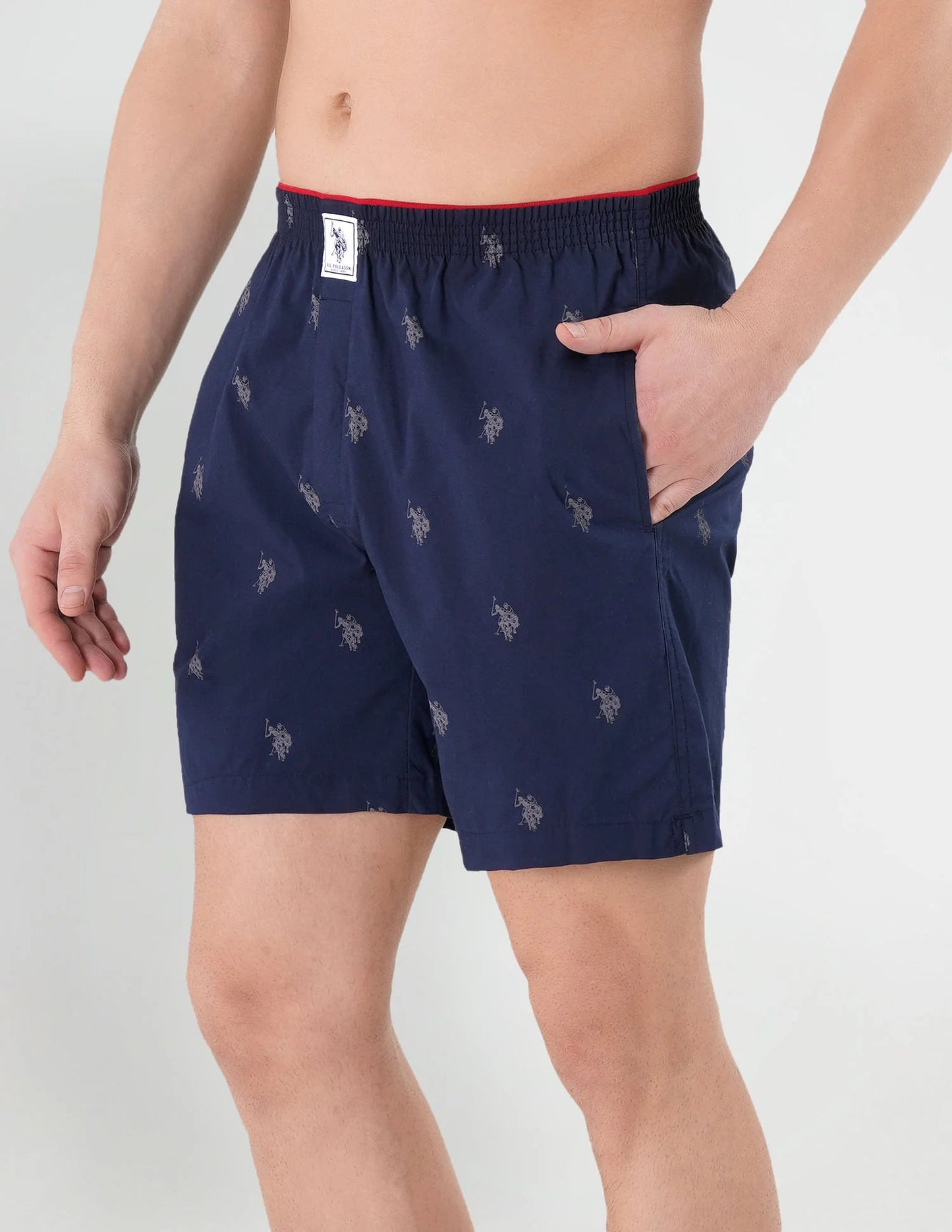 U.S. POLO ASSN. Signature Logo Pure Cotton I021 Boxers - Pack Of 1