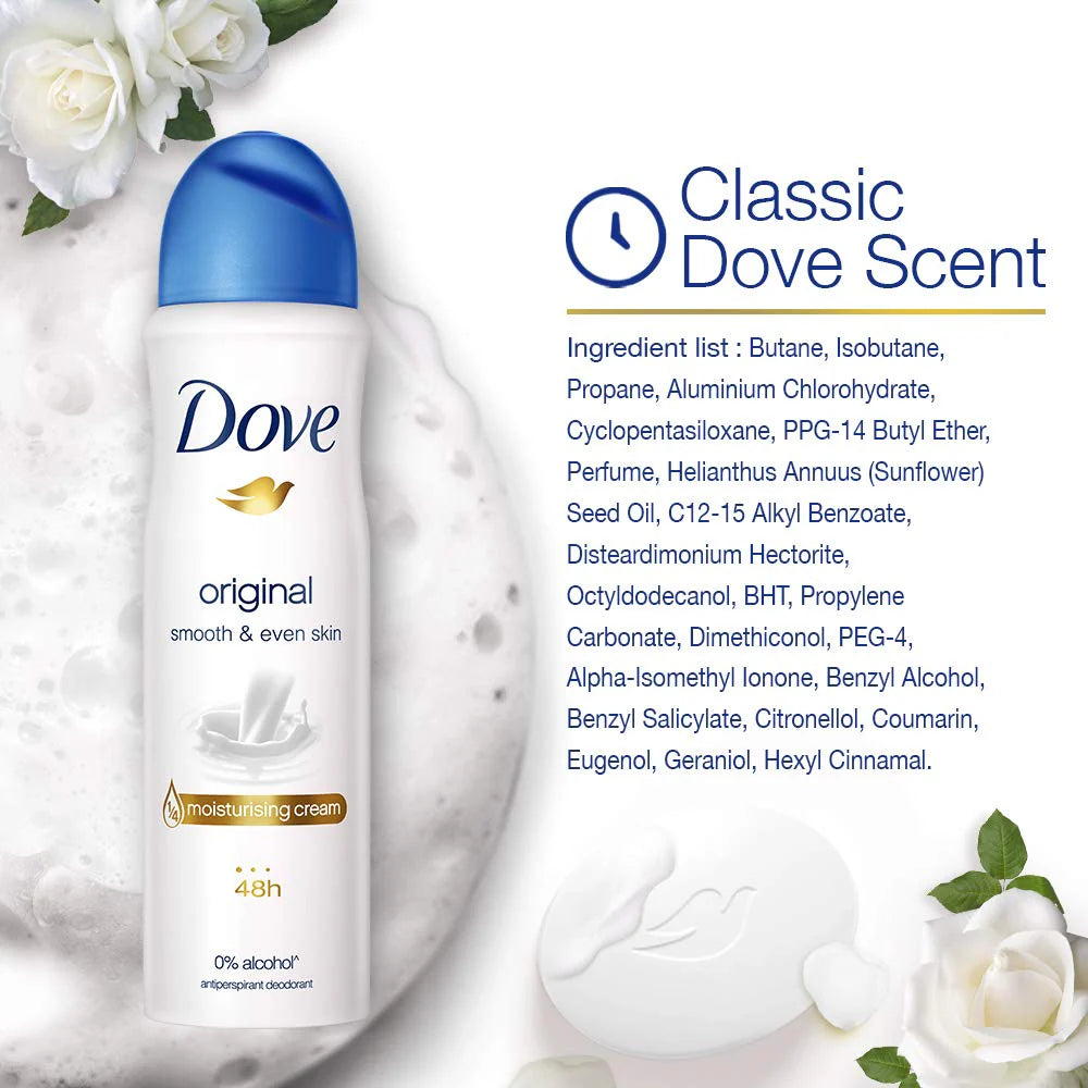 Dove Original Antiperspirant Spray 250ml