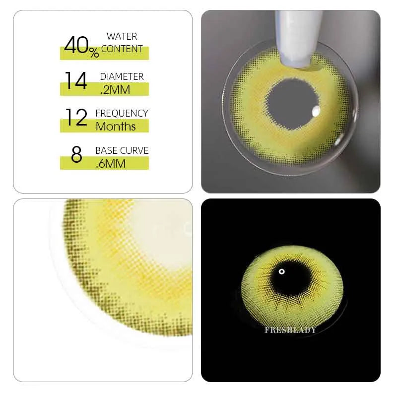 Freshlady Soft Contact Lenses 10 Lens 5 Pair
