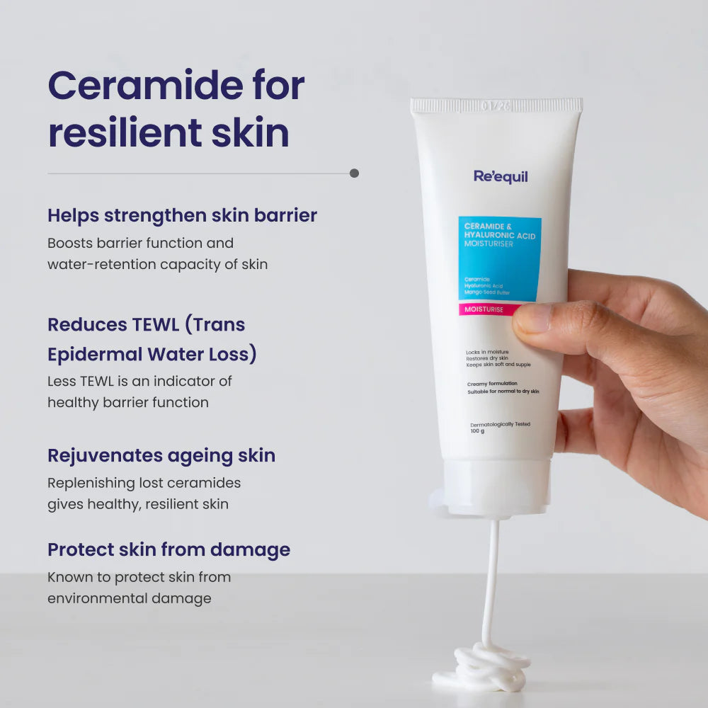 Re'equil Ceramide & Hyaluronic Acid Moisturiser 100g