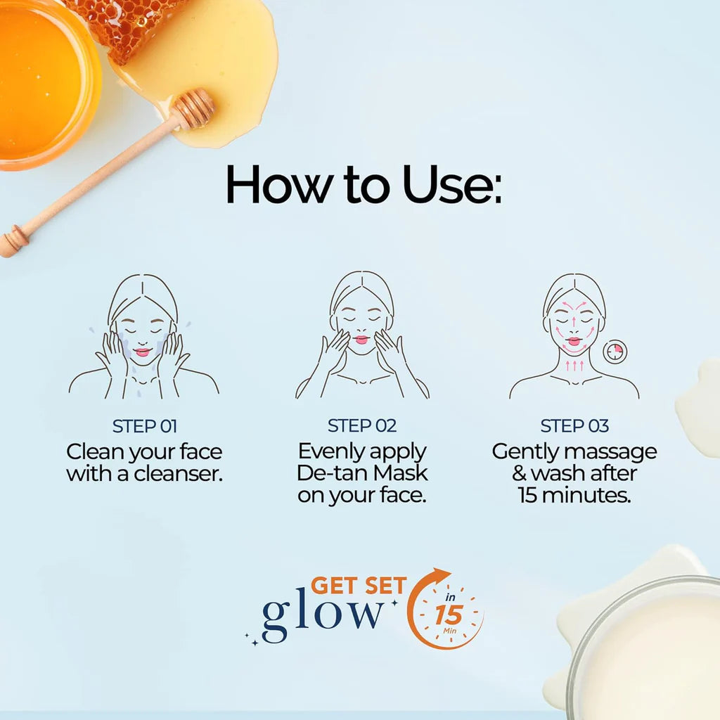 Oxylife Salon Professional De-Tan Brightening & Cooling Tan Removal Cream 500g