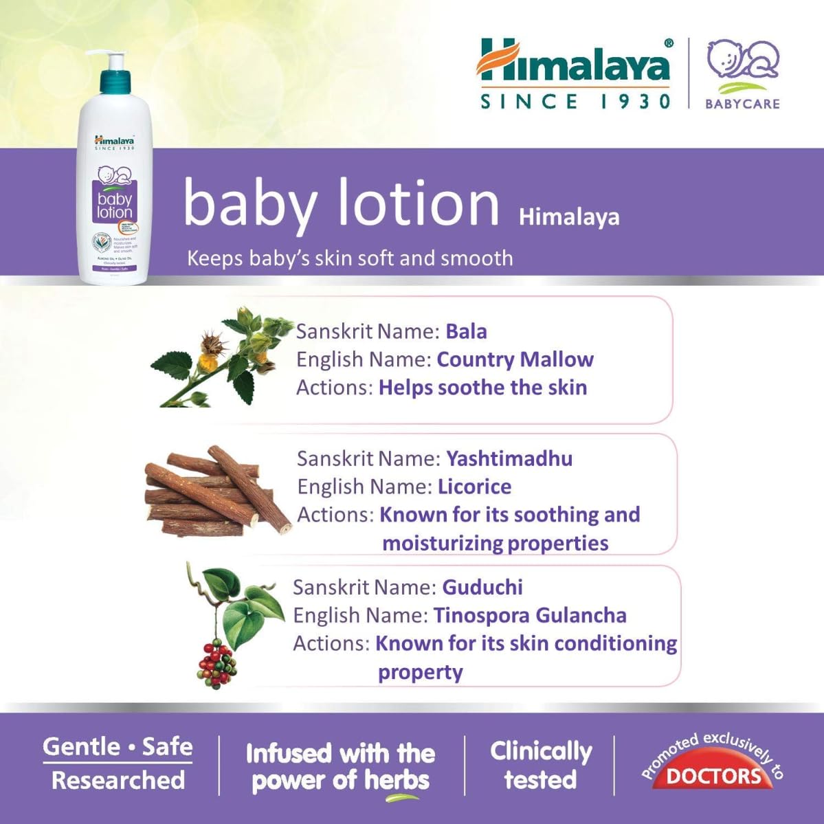 Himalaya Baby Body Lotion For All Skin Types (400 ml)