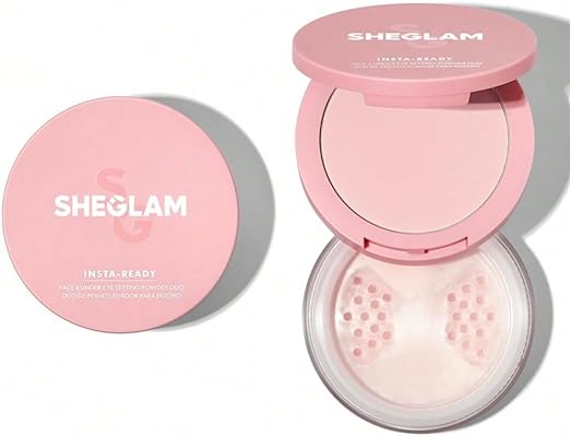 SHEGLAM INSTA-READY FACE & UNDER EYE SETTING POWDER DUO TRANSLUCENT