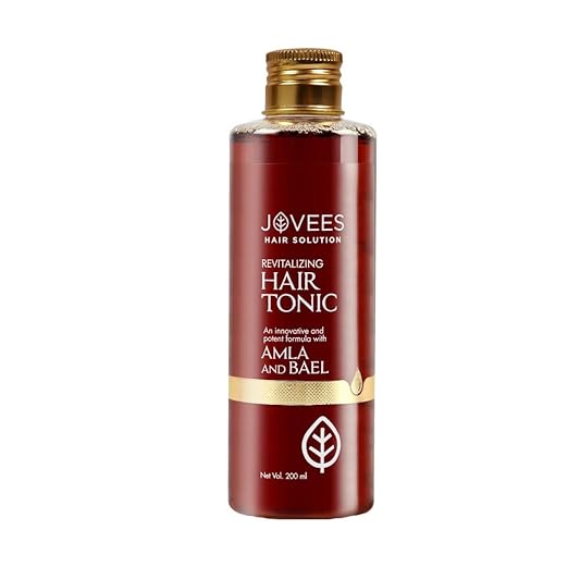 Jovees Herbal Revitalising Amla & Bael Hair Tonic | Gives Long, Strong & Thick Hair | For All Hair Types 200ml