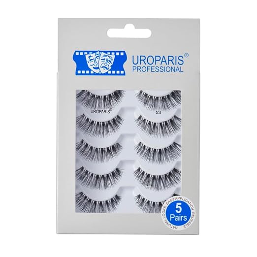 Uroparis Eyelashes 5 Pairs