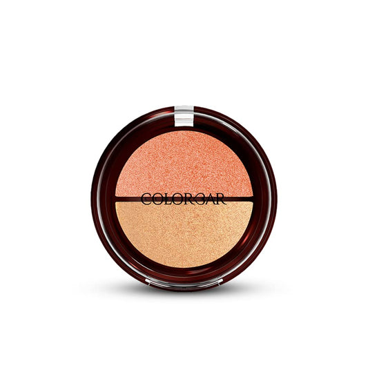 Colorbar Sexy Twosome Highlighter | Long wearing | Multidimensional effect | Light weight | Gives seamless complexion 12g