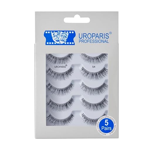 Uroparis Eyelashes 5 Pairs