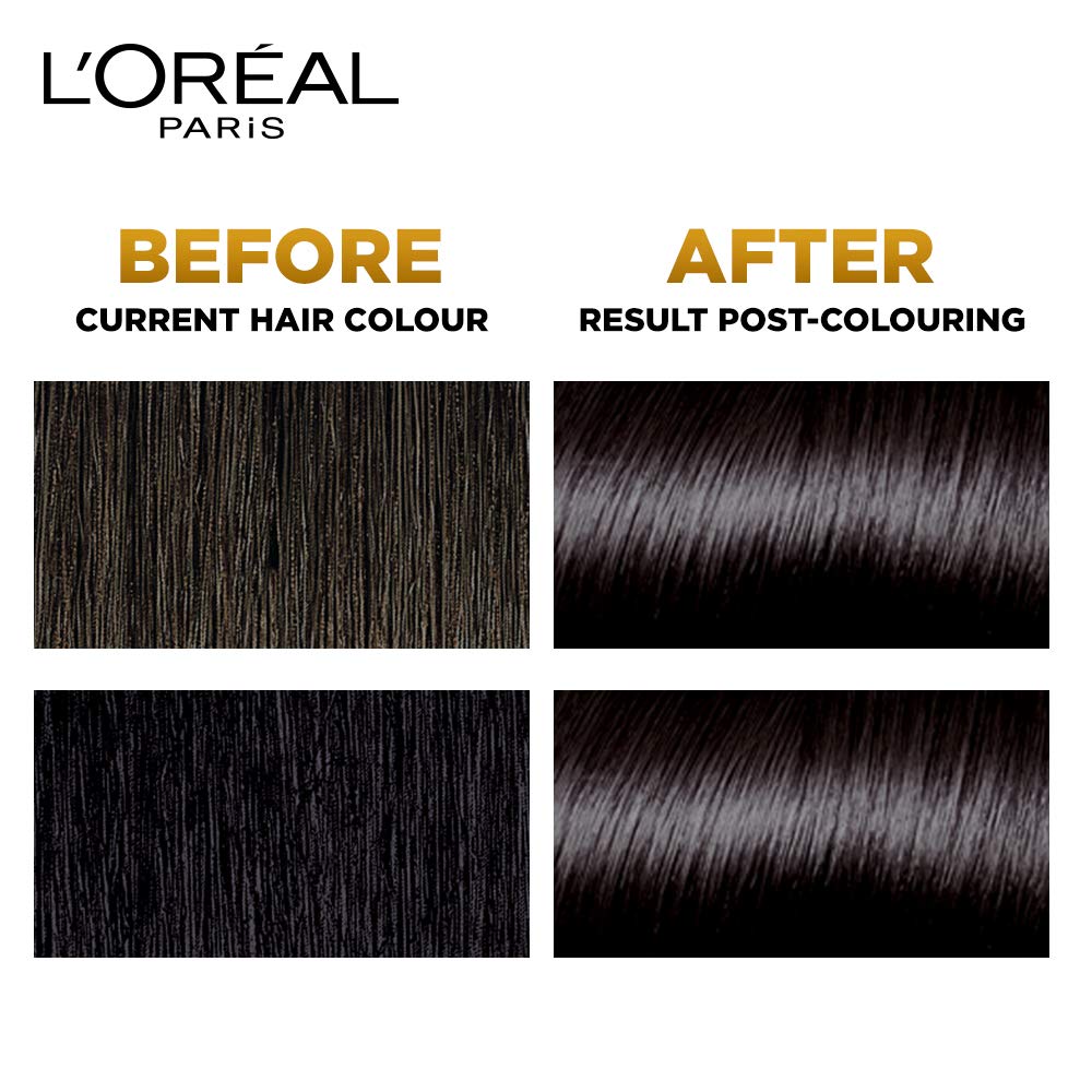 Loreal Paris Excellence Creme Tripe Care Color 1 Black 100g+72ml