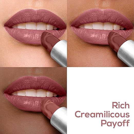 RENEE Marble Lipstick 4 Gm, Rich Payoff with high Color Pigment, Moisturizing, Nourishing, Smooth Creamy Matte Finish