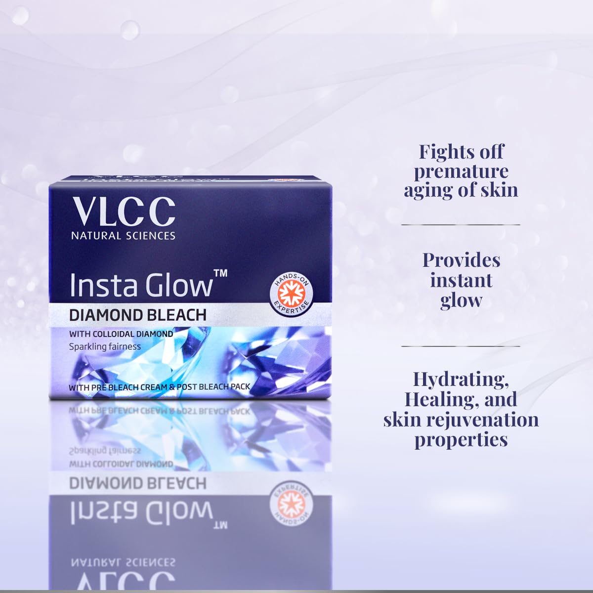 VLCC Insta Glow Diamond Bleach 30g