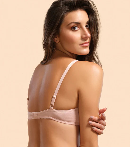Enamor-A039 Perfect Coverage T-Shirt Bra - Supima Cotton Padded Wirefree Medium Coverage