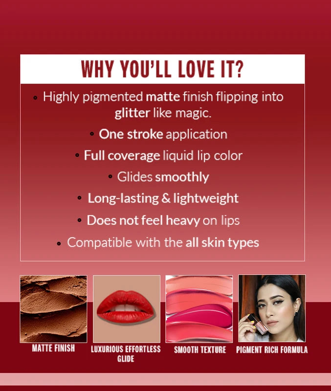 Colorbar Starry Flip Lipcolor 3.5g