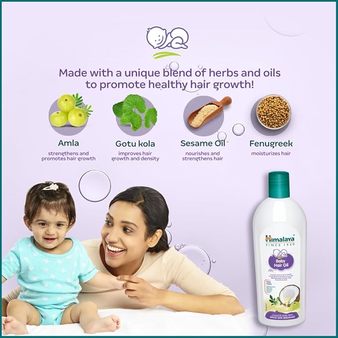 Himalaya Baby Hair Oil Coconut Oil Amla Methi 200 ml