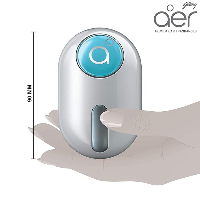 Godrej aer click gel Car Vent Air Freshener Kit Cool Surf Blue