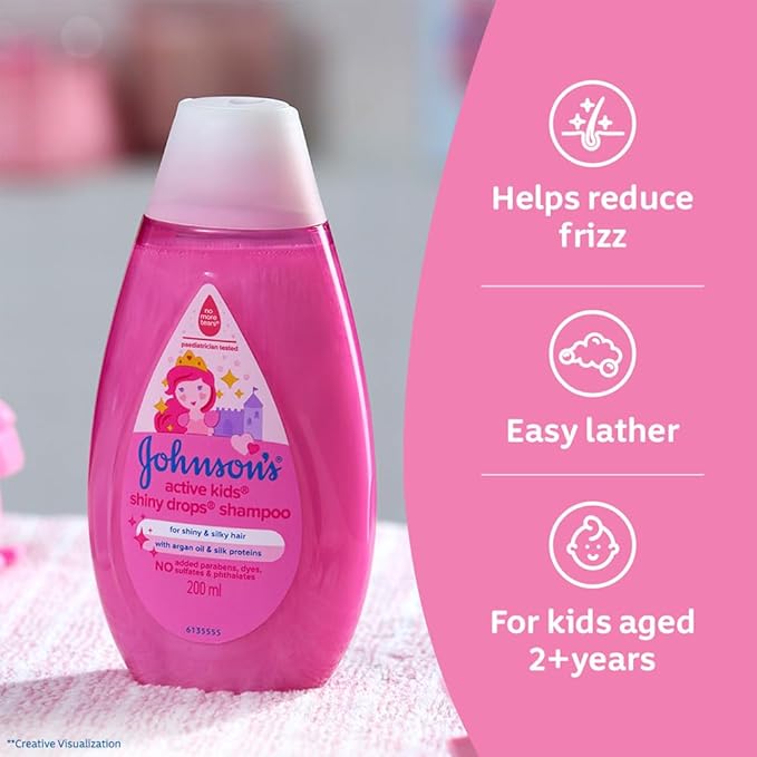 Johnson's Baby Active Kids Shiny Drops Shampoo 200ml