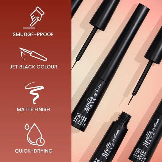 Swiss Beauty Matte Max Eyeliner 4g
