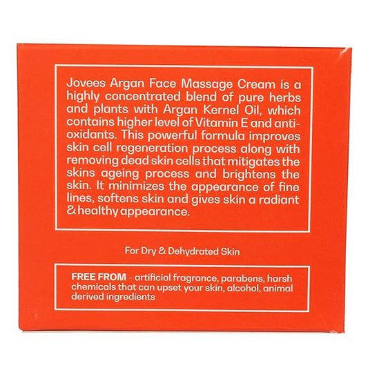 Jovees Herbal Argan Oil Face Massage Cream With Papaya Enzyme 50g