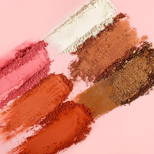 DE'LANCI QUEEN ILLUMINATOR 6 COLOR HIGHLIGHTER PALETTE DARK SKIN 27gm