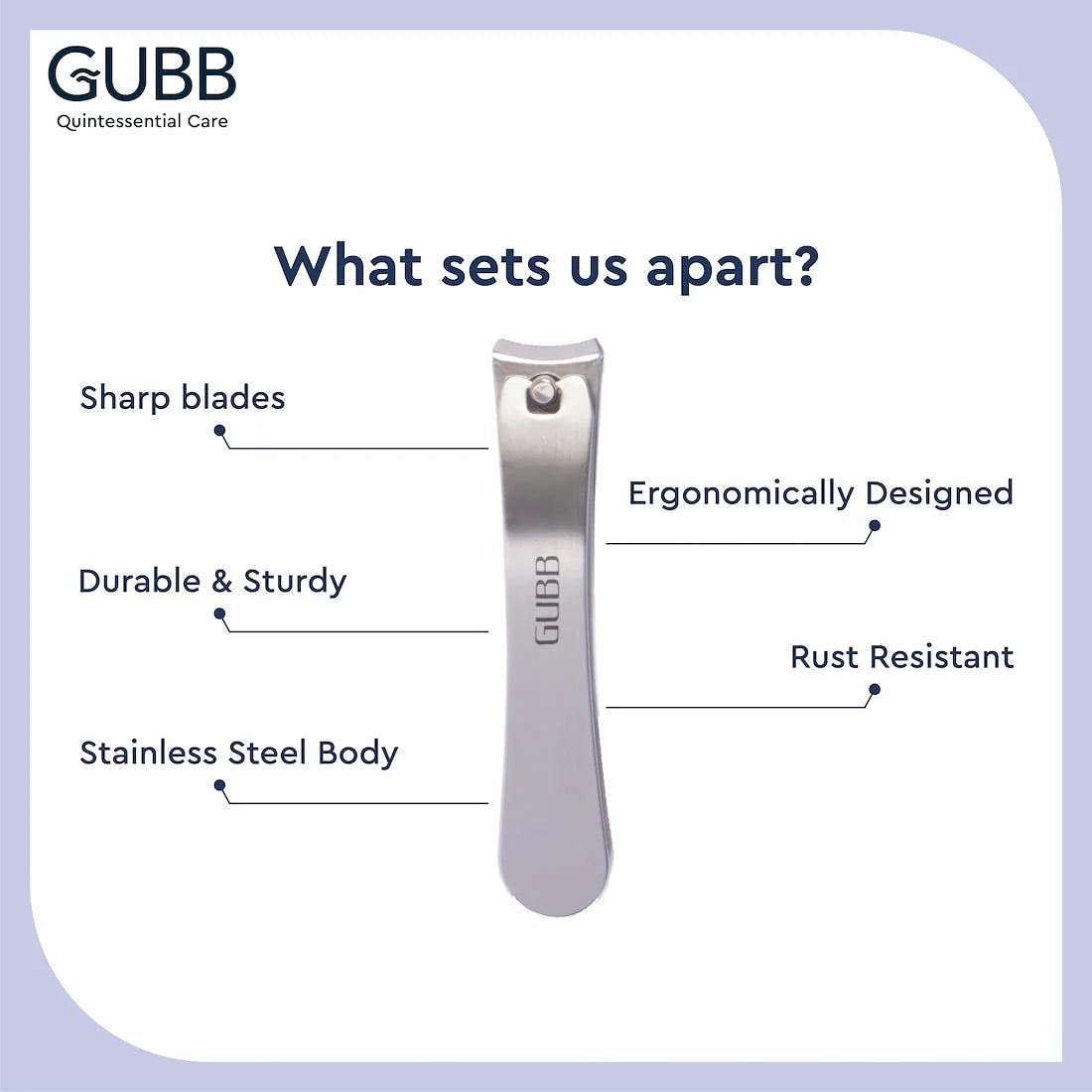 Gubb Nail Clipper Curved