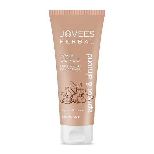 Jovees Apricot & Almond Face Scrub Infused With Wheatgerm Oil 100g