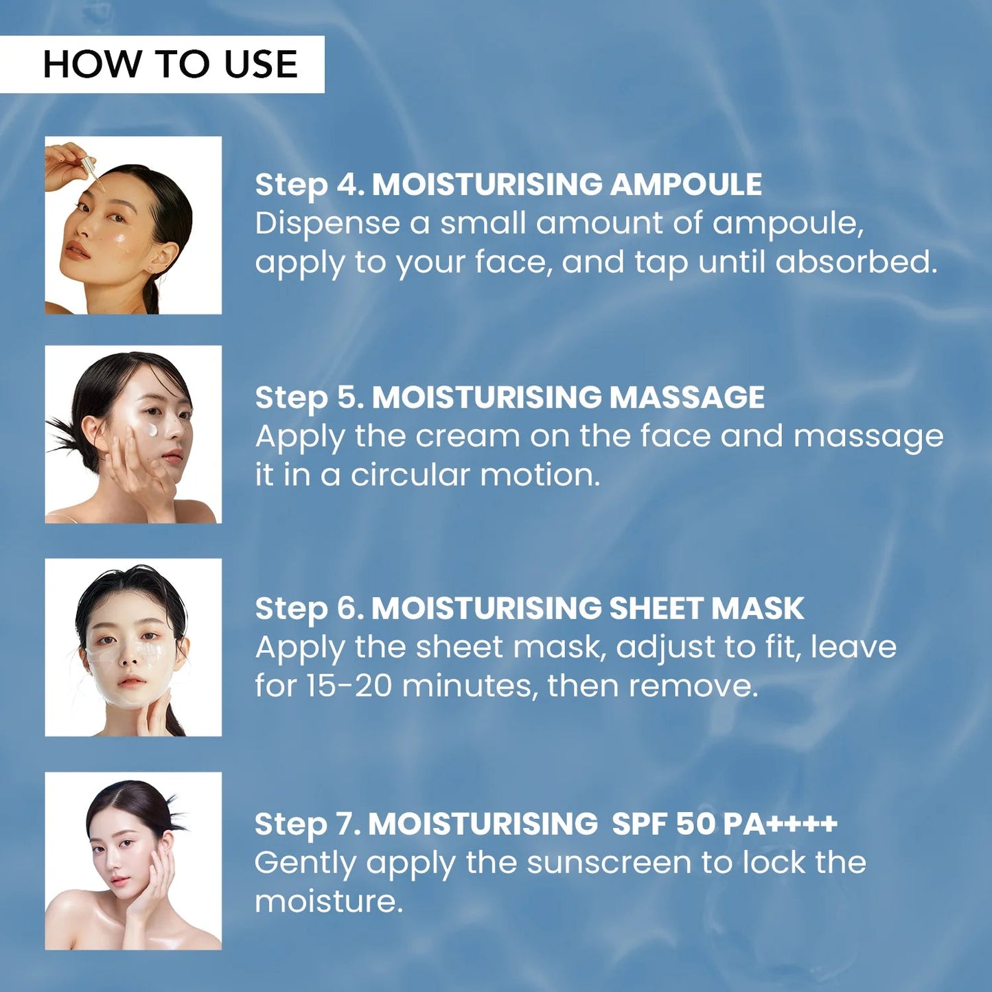 O3 + Mijoo Korea Glass Glow Facial Kit With Birch Tree Sap & Hyaluronic Acid - Ideal For Dry Skin