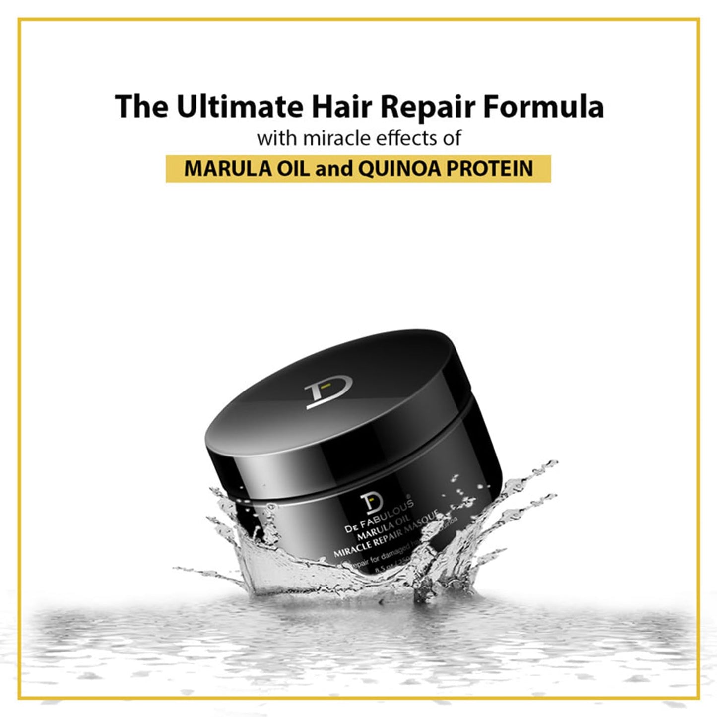 De Fabulous Marula Oil Miracle Repair Masque 250ml