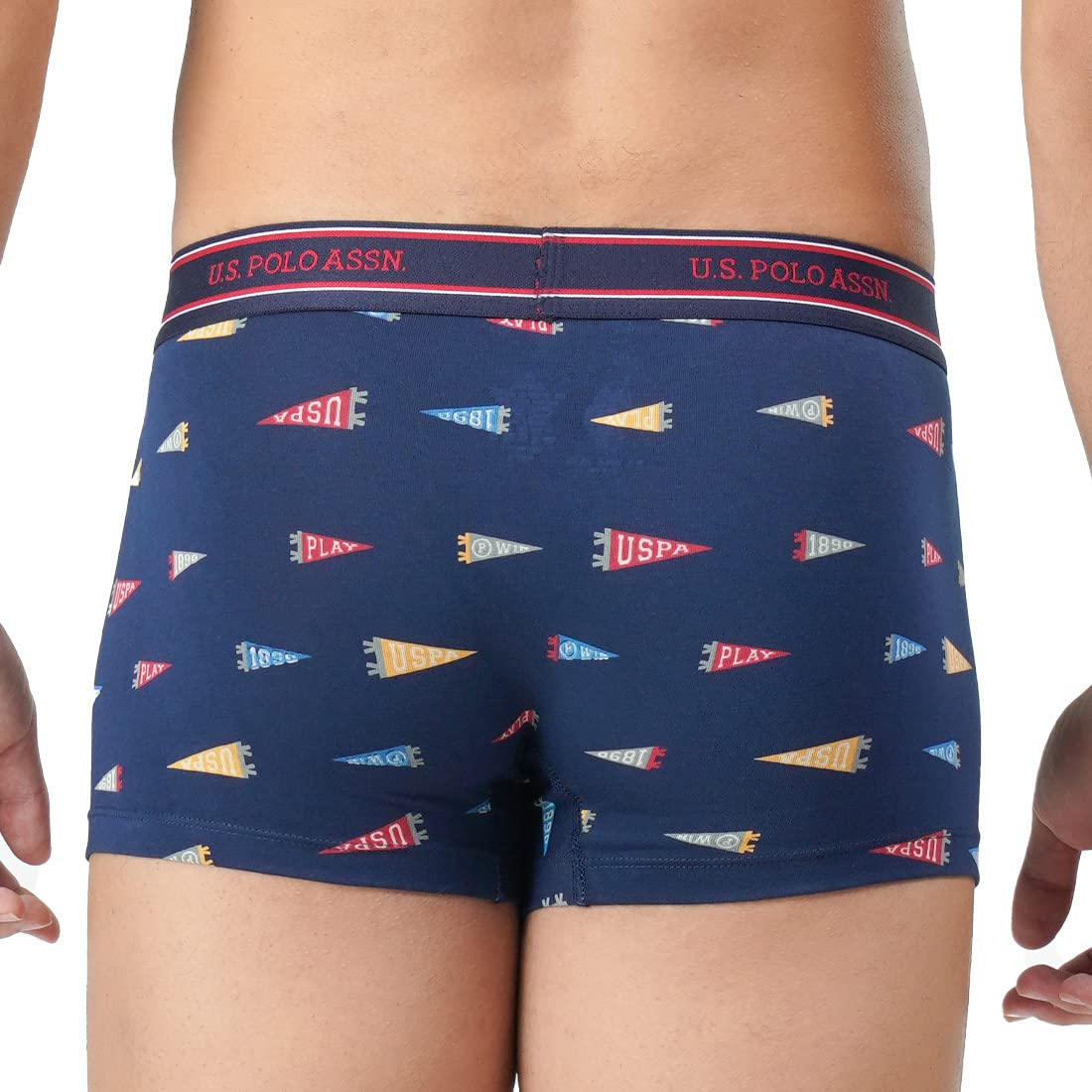 U.S. POLO ASSN. All Over Print Ribbed Jersey I616 Trunks - Pack Of 1