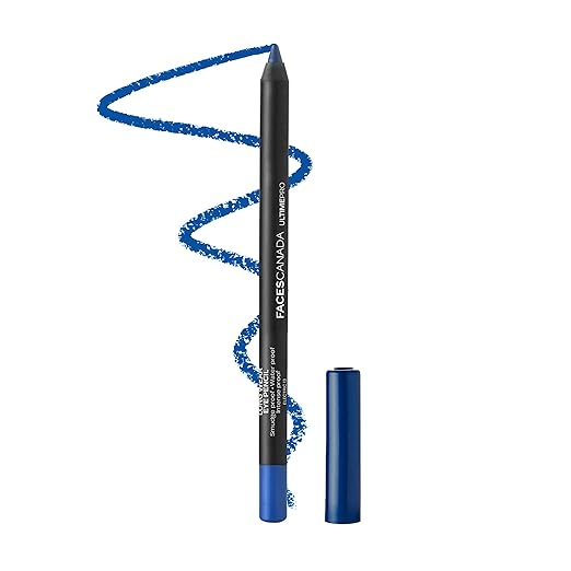FACES CANADA Ultime Pro Longwear Eye Pencil  1.2 g | 8 Hr Long Stay | Smooth One Stroke Application | Intense Color Pay Off | Soft Blendable Formula | Smudge Proof | Water Proof