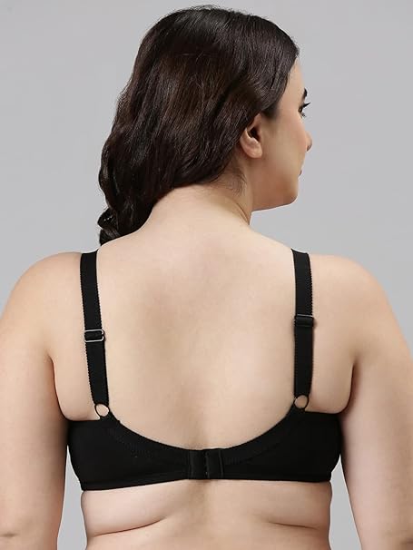 Enamor A014 Super Contouring M-Frame Full Support Bra - Supima Cotton, Non-Padded, Wirefree & Full Coverage