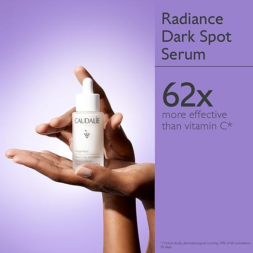 Caudalie Vinoperfect Radiance Dark Spot Serum - Reduces the Appearance of All Types of Dark Spots, Brightens & Evens Skin Tone 30ml