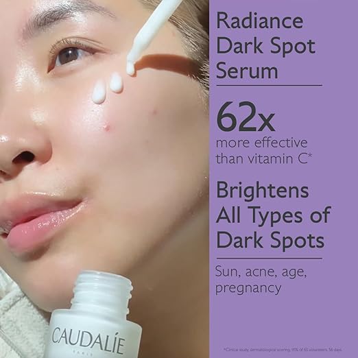 Caudalie Vinoperfect Radiance Dark Spot Serum - Reduces the Appearance of All Types of Dark Spots, Brightens & Evens Skin Tone 30ml