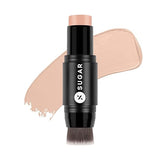 SUGAR Cosmetics Ace Of Face Mini Foundation Stick with In-Built Brush | Lasts 24hrs | Full Coverage Foundation for Women | 7gm