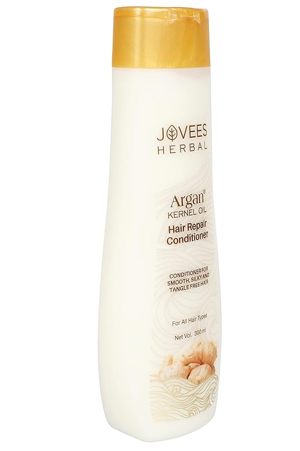 Jovees Herbal Argan Kernel Oil Hair Repair Conditioner For Smoothens, Silky And Tangle Free Hair For All hair Types 300ml