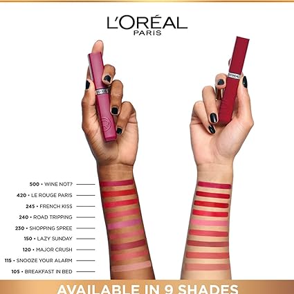 L'Oreal Paris Infallible Matte Resistance Liquid Lipstick, Major Crush 120, 5 ml