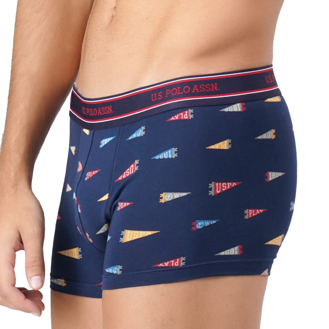 U.S. POLO ASSN. All Over Print Ribbed Jersey I616 Trunks - Pack Of 1