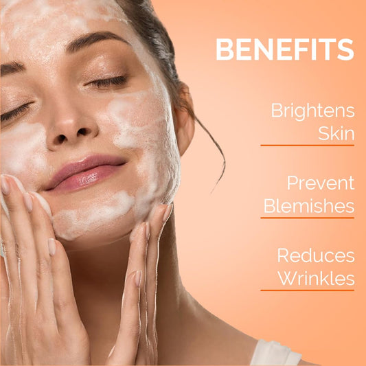 Jovees Herbal Papaya Face Wash for Women/Men | Bright & Glowing Skin | Removes Pigmentation & Dark Spots | For All Skin Types 300ml