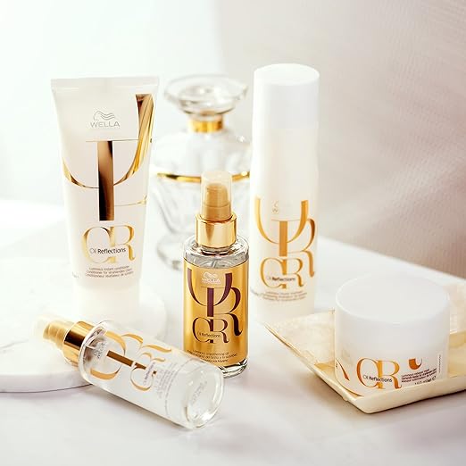 Wella Professionals Oil Reflections Luminous Smoothening Hair Oil | 100 ml | Non-Sticky Hair Treatment | For a Glossy Hair Shine