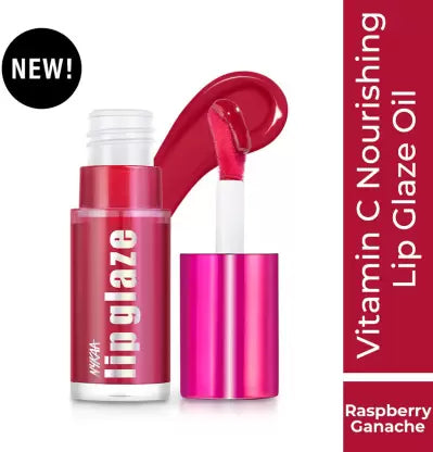 NYKAA Lip Glaze lip oil Raspberry ganache 7ml