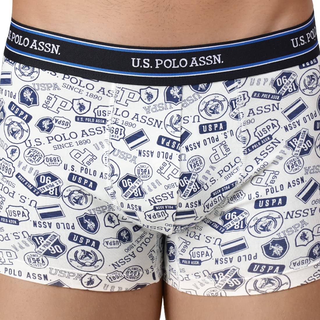 U.S. POLO ASSN. All Over Print Ribbed Jersey I616 Trunks - Pack Of 1