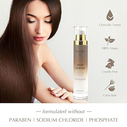 KERA FINE HAIR SERUM | 100ML | RICH REPAIR IMPROVES MANAGEABILITY SMOOTH & PROTECT | FOR ALL HAIR TYPES