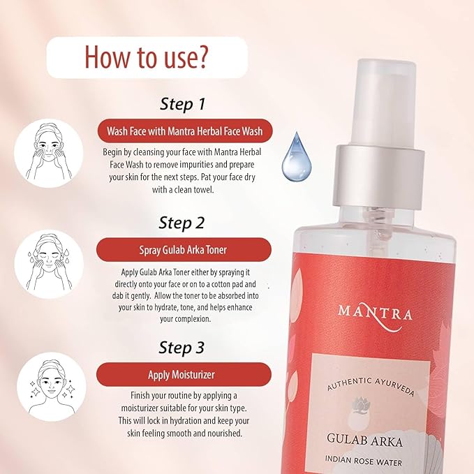 MANTRA Gulab Arka Indian Rose Water 250ML