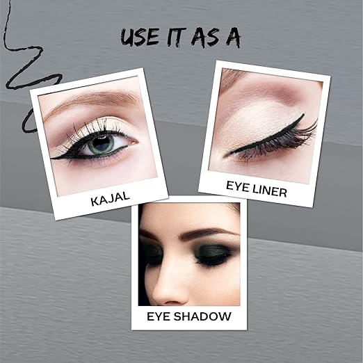 FACES CANADA Ultime Pro Longwear Eye Pencil  1.2 g | 8 Hr Long Stay | Smooth One Stroke Application | Intense Color Pay Off | Soft Blendable Formula | Smudge Proof | Water Proof