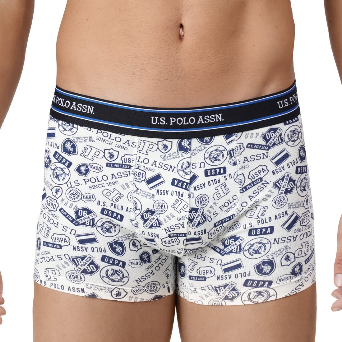 U.S. POLO ASSN. All Over Print Ribbed Jersey I616 Trunks - Pack Of 1