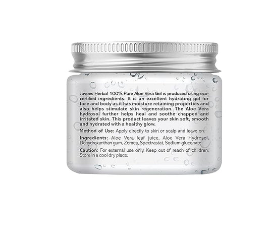 Jovees Herbal 100% Pure Aloe Vera Multipurpose Gel | For Face,Skin & Hair | For Both Men & Women | 200g