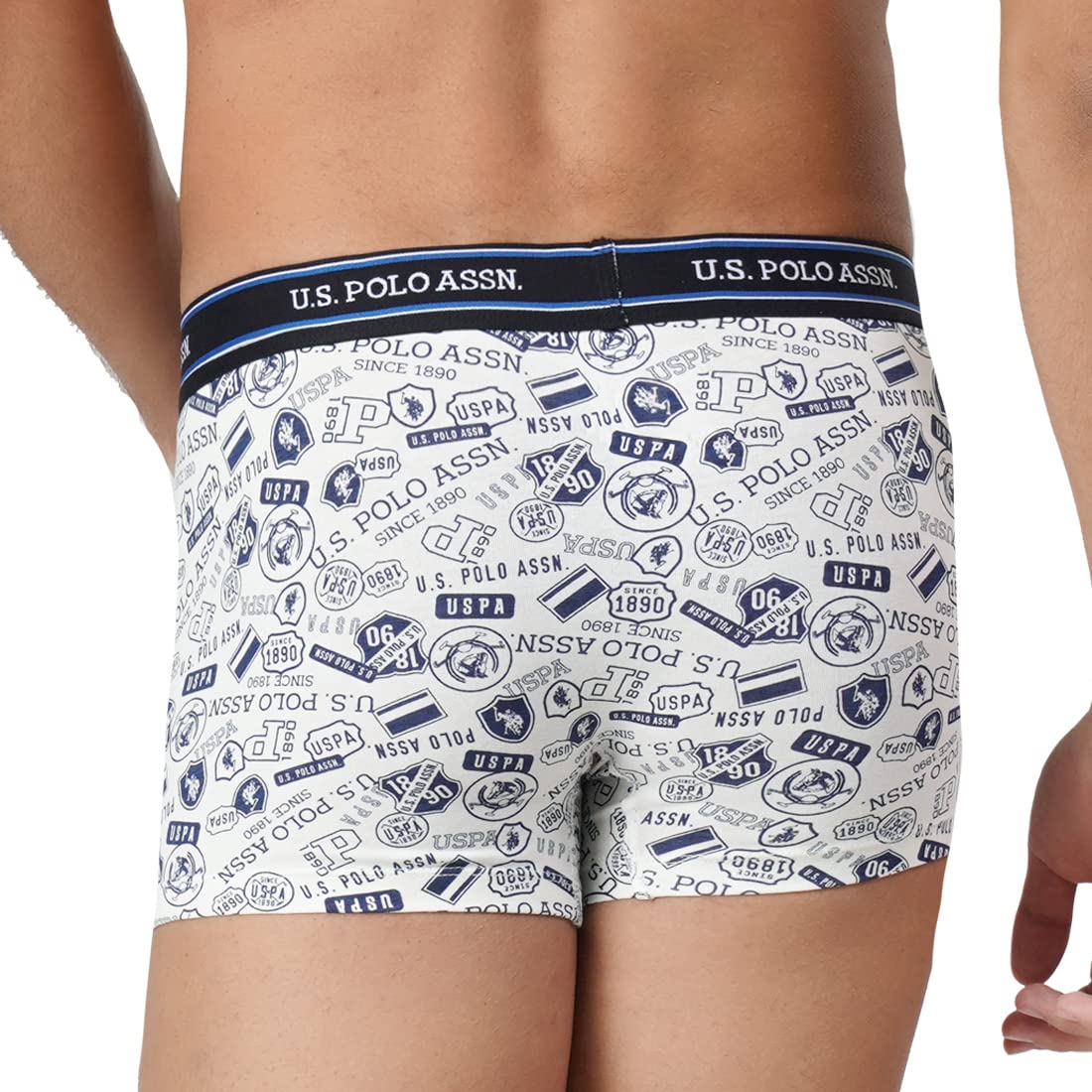 U.S. POLO ASSN. All Over Print Ribbed Jersey I616 Trunks - Pack Of 1
