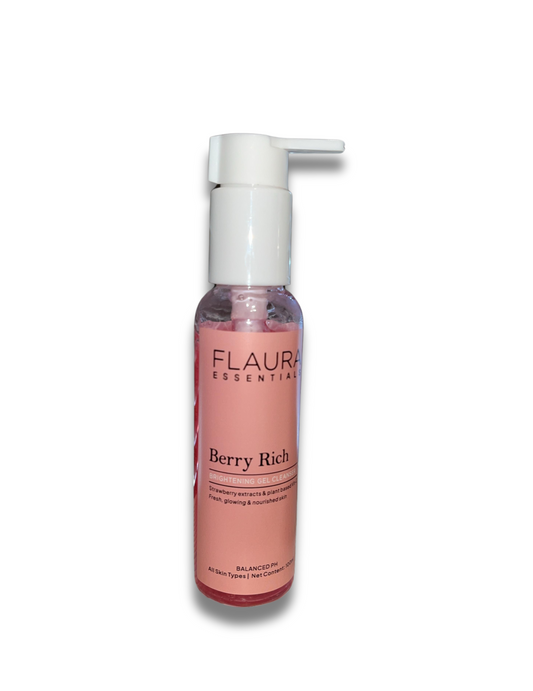 FLAURA ESSENTIALS Berry Rich Brightening Gel Cleanser 100ml