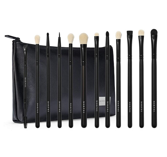 Morphe Eye Obsessed 12-piece Eye Brush Collection+Bag