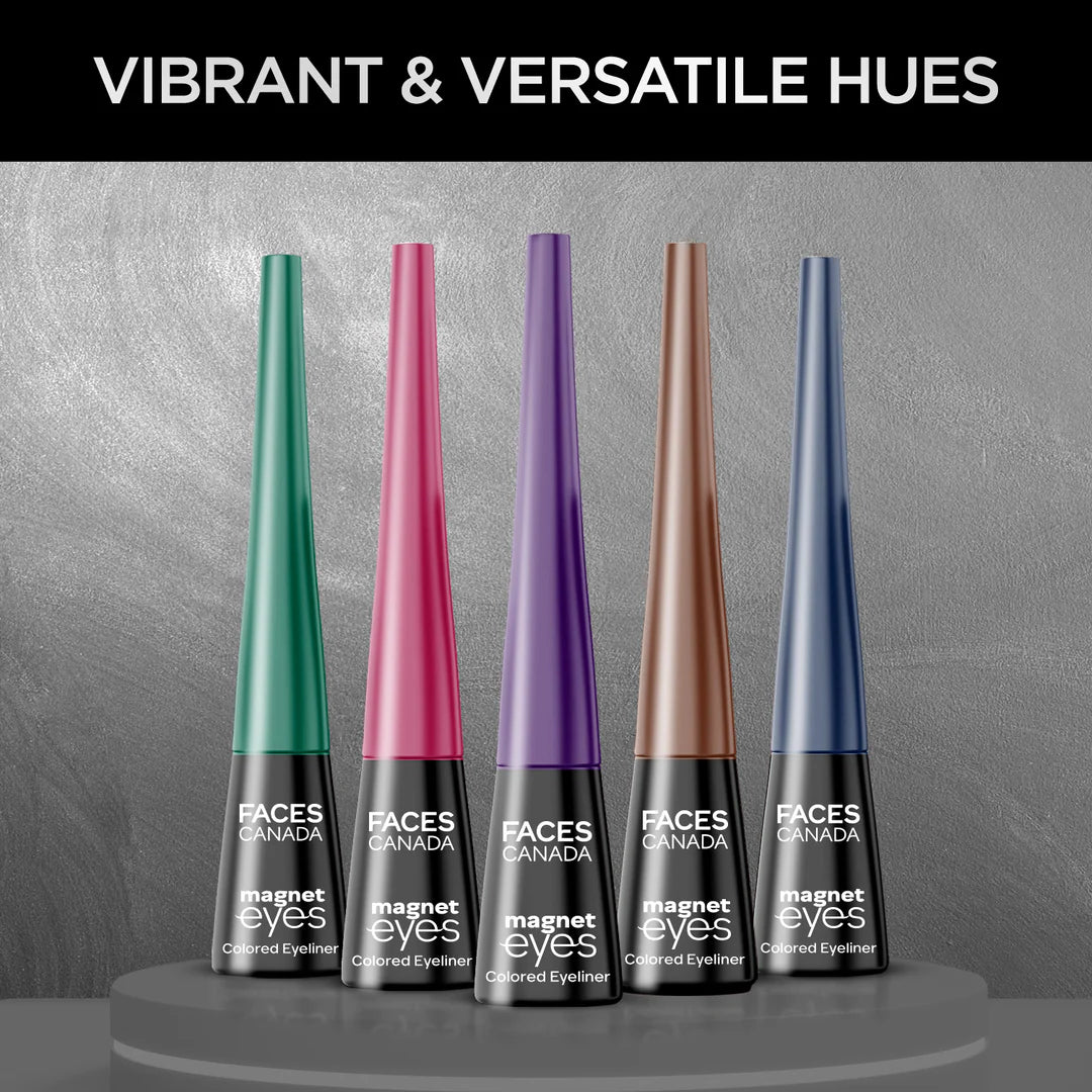 Faces Canada Magneteyes Colored Eyeliner 24hr Water Resistant Almond Extract 4ml