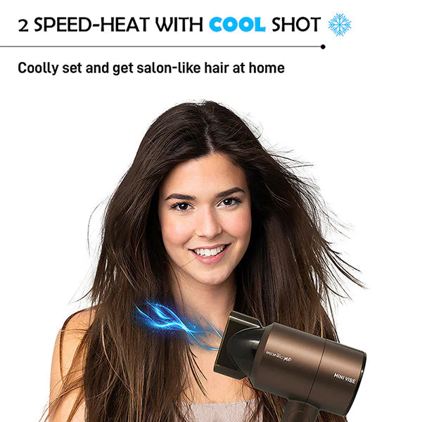 Ikonic Me Ikonic Me Mini Vibe Hair Dryer ( Coffee )