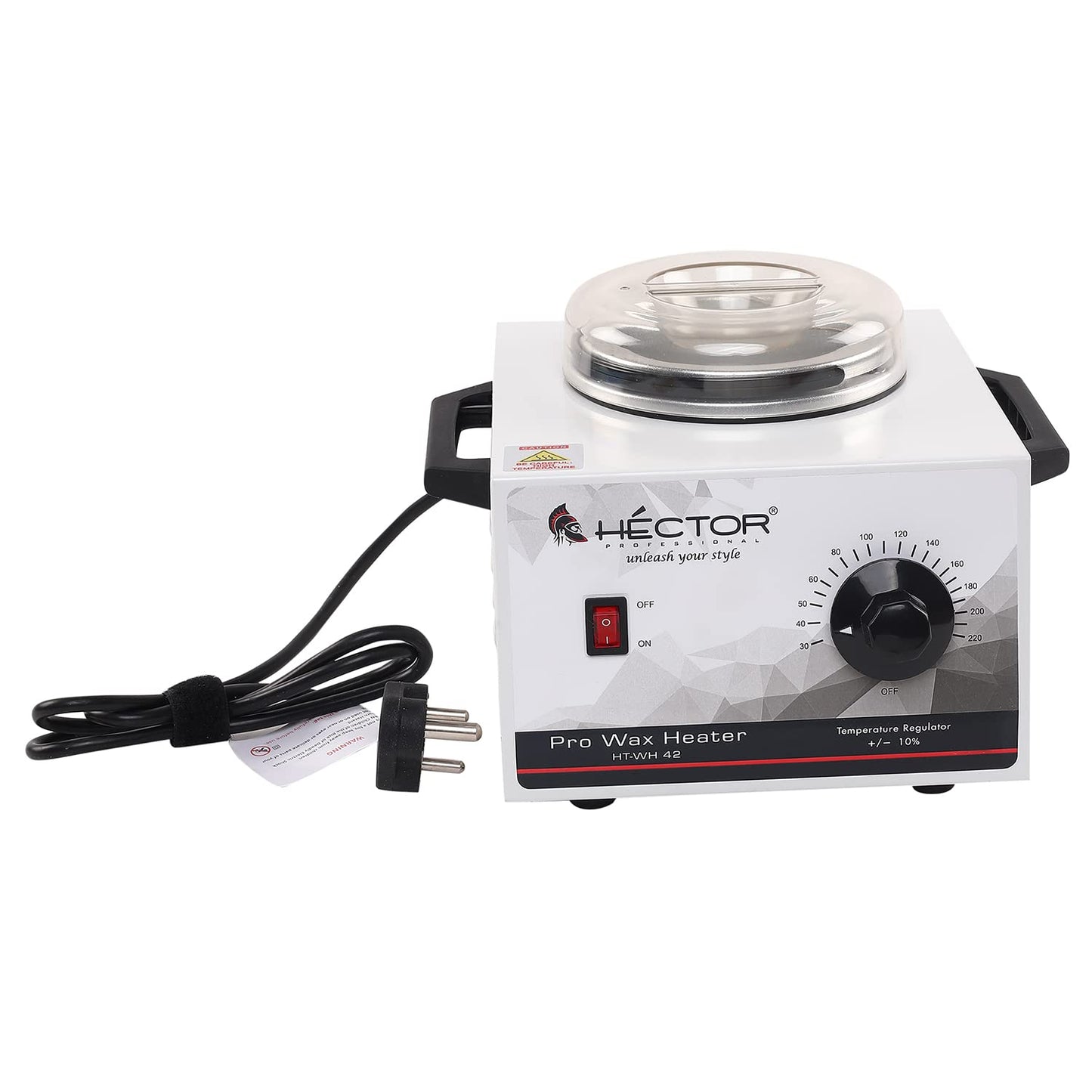 Hector Professional Wax Heater with Temprature control and single pot for Salon/Home use